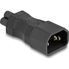Adapter AV Delock DeLOCK 80468 zmieniacz płci / kabli IEC 60320 C14 IEC 60320 C5 Czarny