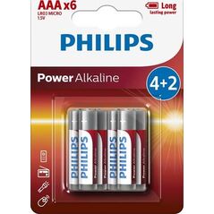 Philips Bateria PowerLife AAA / R03 6 szt.