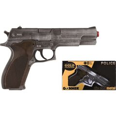 Pulio Pistolet policyjny metalowy