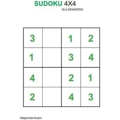 Czas Seniora Sudoku 4x4