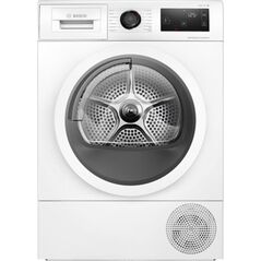 Suszarka do ubrań Bosch Bosch Dryer Machine with Heat Pump | WTU876IHSN | Energy efficiency class A++ | Front loading | 9 kg | LED | Depth 61.3 cm | White
