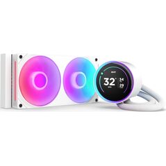 Chłodzenie wodne Nzxt NZXT KRAKEN Elite V2 240 RGB Wak Display White RL-KR24E-W2