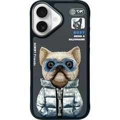 Nimmy iPhone 16 6.1" case black/black Cool&Cute 2.0 Dog