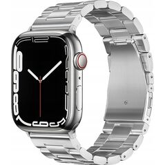 ForCell FORCELL F-DESIGN FA10 pasek do APPLE Watch 42 / 44 / 45 / 49 mm srebrny