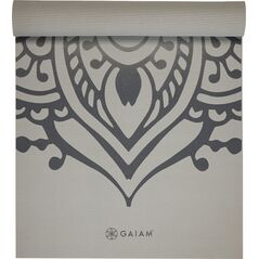 Gaiam GAIAM YOGA MAT SUSTAINED GRY SUNDIAL LAYERS 5MM 65737 14224568 18713657374