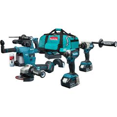 Zestaw elektronarzędzi Makita 10-elementowy (DLX4155TX1)