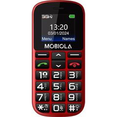 Telefon stacjonarny Vega TELEFON GSM MOBIOLA  MB200 2G TELEFON DLA SENIORA CZERWONY>