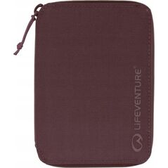 Lifeventure RFID Mini Travel Wallet, Recycled, Plum