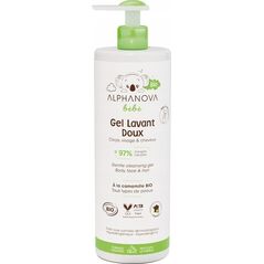 Alphanova Bebe Alphanova Bebe Bio, Απαλό τζελ πλυσίματος για μωρά 2 σε 1, 400ml 14222717 3760075073558