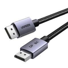 DisplayPort 1.4 cable 1m 8K 60Hz 32.4Gbps UGREEN DP120 black 6941876229031