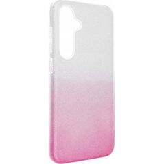 OEM Futerał SHINING do SAMSUNG S24 FE transparentny różowy
