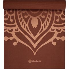Gaiam GAIAM ΕΝΤΟΝΗ ΣΚΟΥΡΙΑ ΗΛΙΑΚΗ ΣΤΡΩΜΑΤΑ ΥΟΓΚΑ ΜΑΤ 5MM 65738 14224557 18713657381