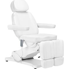 Activeshop Elektryczny fotel kosmetyczny SILLON CLASSIC 3 silniki z kołyską pedi biały