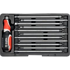 Yato Wkrętak z wymiennymi końcówkami dwustronnymi SL PH PZ TORX HEX 12 części 22w1 (YT-2797)