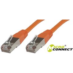 MicroConnect S/FTP CAT6 0.25m Orange LSZH - SSTP60025O