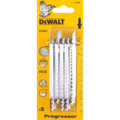 Dewalt Brzeszczoty do wyrzynarek typ T HCS116x91mm 5szt. do drewna DT2057