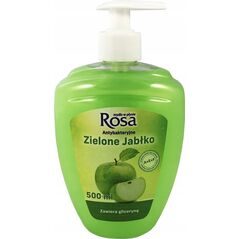 ROSA ROSA - Mydło antybakteryjne z pompką, 500 ml - Zielone jabłko