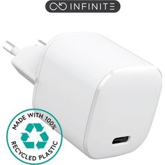 Ładowarka eStuff eSTUFF ES637025-BULK ładowarka do urządzeń przenośnych Smartfon Biały Prąd przemienny Szybkie ładowanie Wewnętrzna