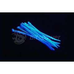 BitsPower Opaski na kable 120mm 20 szt - UV niebieskie ( BP-UVCT-1 )