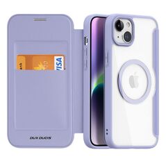 Θήκη Flip Dux Ducis Skin X Pro Wallet Apple iPhone 15 Μωβ 6934913025192 6934913025192 έως και 12 άτοκες δόσεις