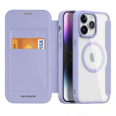 Θήκη Flip Dux Ducis Skin X Pro Wallet Apple iPhone 15 Pro Μωβ 6934913025253 6934913025253 έως και 12 άτοκες δόσεις