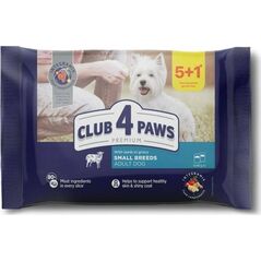 Club 4 Paws CLUB4Ł PIES 5*100g SASZ. JAGNIĘCINA