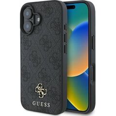 Guess GUHMP16SP4SM4MK iPhone 16 6.1" black/black hardcase 4G Small Classic MagSafe