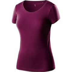Neo T-shirt (T-shirt damski bordowy, rozmiar S)