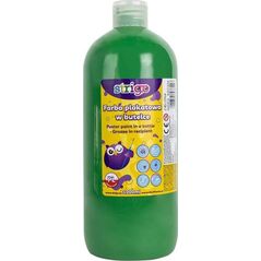 Strigo Farba plakatowa STRIGO w butelce, 1000 ml zielona