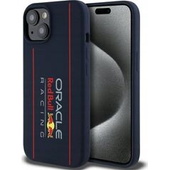 Red Bull RBHMP15S24SIOLRV iPhone 15 6.1" hardcase navy blue/navy Silicone Vertical Logo MagSafe
