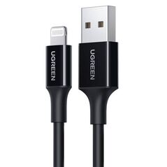 USB to Lightning Cable UGREEN US155, MFi, 1m (black)