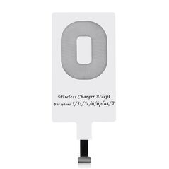 Choetech WP-IP Adapter for wireless charging Lightning Qi white