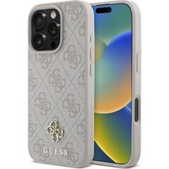 Guess GUHMP16LP4SM4MP iPhone 16 Pro 6.3" pink/pink hardcase 4G Small Classic MagSafe