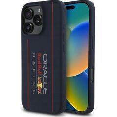 Red Bull RBHMP16X24SIOLRV iPhone 16 Pro Max 6.9" hardcase navy blue/navy Silicone Vertical Logo MagSafe