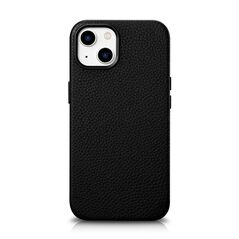 iCarer Litchi Premium Leather MagSafe Apple iPhone 14 Plus / 15 Plus black