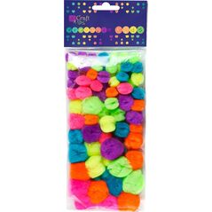 Dalprint Pompony akrylowe mix neon