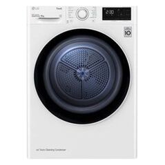 Suszarka do ubrań LG LG Dryer Machine RH80V3AV6N Energy efficiency class A++, Front loading, 8 kg, LED, Depth 69 cm, Wi-Fi, White