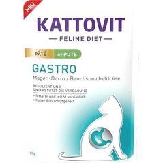 Kattovit Kattovit Gastro Karma dla Kota Na Trawienie Indyk 85g