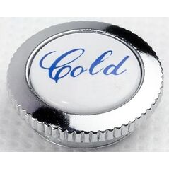 KFA Zaślepka uchwytu Retro Cold niebieska chrom-biały (892-302-08)
