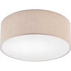 Lampa sufitowa Lamkur Lamkur Estelle 48369 plafon lampa sufitowa boho koło 1x60W E27 beżowy/biały