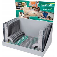 Wolfcraft Kątownik uniwersalny 280 x 500 mm Wolfcraft, display 24 szt