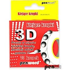 Penword KLEJĄCE KROPKI 75 3D 1, 5mm Penword