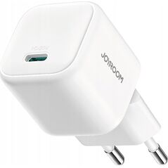 Ładowarka sieciowa Joyroom JR-TCG08 GaN USB-C 20W PD QC3.0 biała