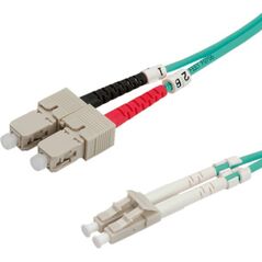 Roline Patchcord światłowodowy, 50/125um, LC-SC, OM3, 5m, turkusowy (21.15.8715)