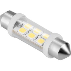 Teesa Zarówka samochodowa LED 12V 10*40, 6xSMD Sv8.5, biała