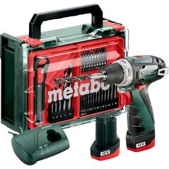 Wiertarka Metabo METABO WKRĘTARKA  BS BASIC SET 12V + 41 ACC 34/17Nm 2x2,0Ah POWERMAXX