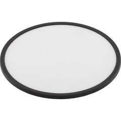 Lampa sufitowa TK Lighting TK Lighting Aqua Black Small 6901 plafon lampa sufitowa koło z przełącznikiem na obudowie 1x24W LED 3000/4000/6500K czarny/biały