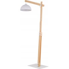 Lampa podłogowa TK Lighting Tk Lighting Oslo 5592 lampa stojąca podłogowa 1x15W E27 biała/drewniana