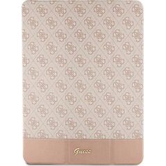 Etui na tablet Guess Etui Guess GUFCP12PS4SGP Apple iPad Pro 12.9 2020/2021/2022 (4., 5. i 6. generacji) różowy/pink 4G Stripe Allover