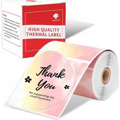 Phomemo Papier Naklejki 140x Etykieta Okrągła Kolorowa Phomemo M110 M120 M200 M221 / Xy5050-140ch